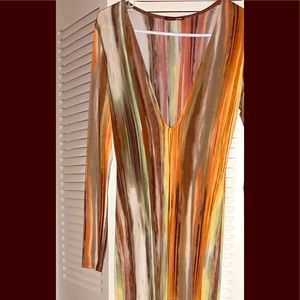 Water color maxi dress